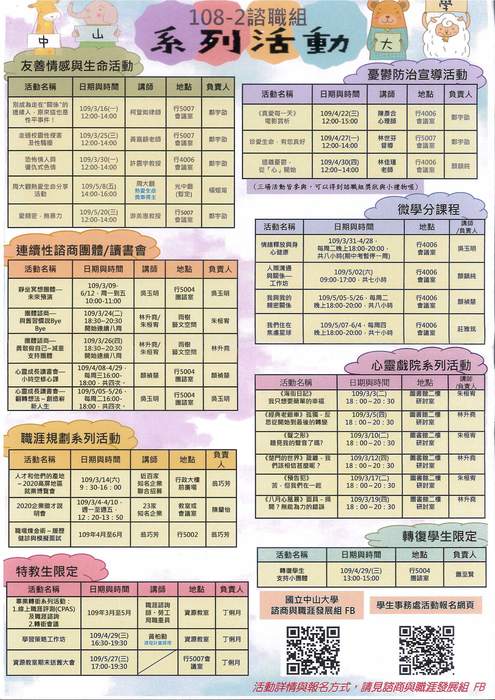 108-2諮職組系列活動圖片