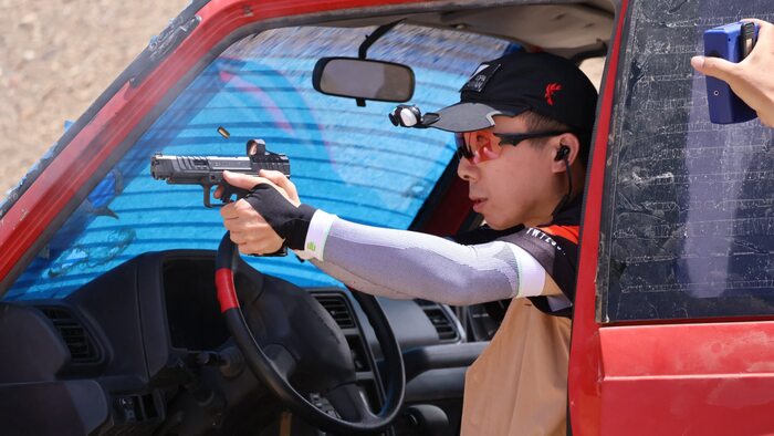 [榮譽] 恭賀本系劉耿豪副教授赴美參加 2025 IDPA 雙四級賽奪得國際射手組第一名圖片